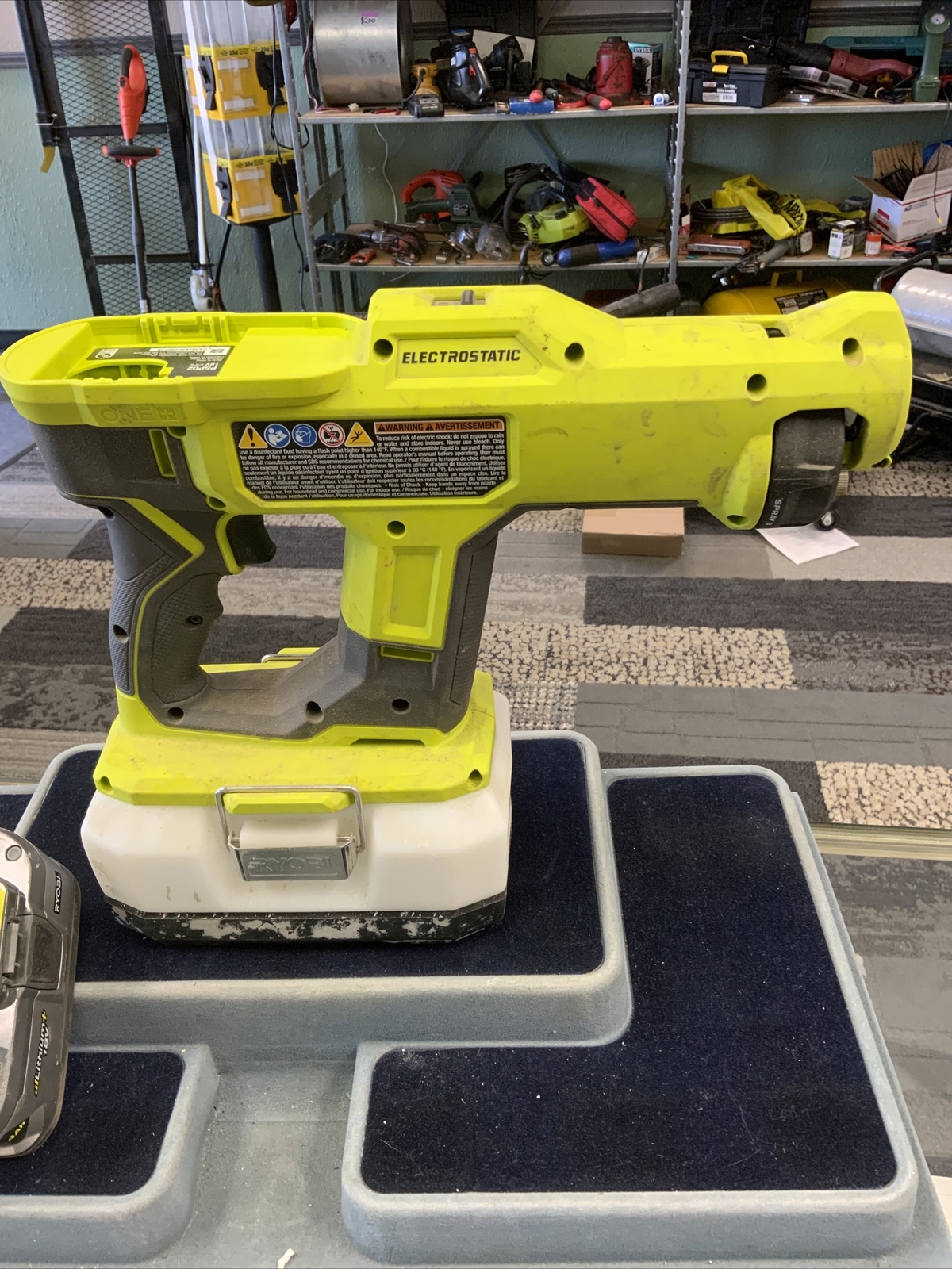 RYOBI ONE+ 18V Cordless Handheld Electrostatic Sprayer With 18v Battery Inc.