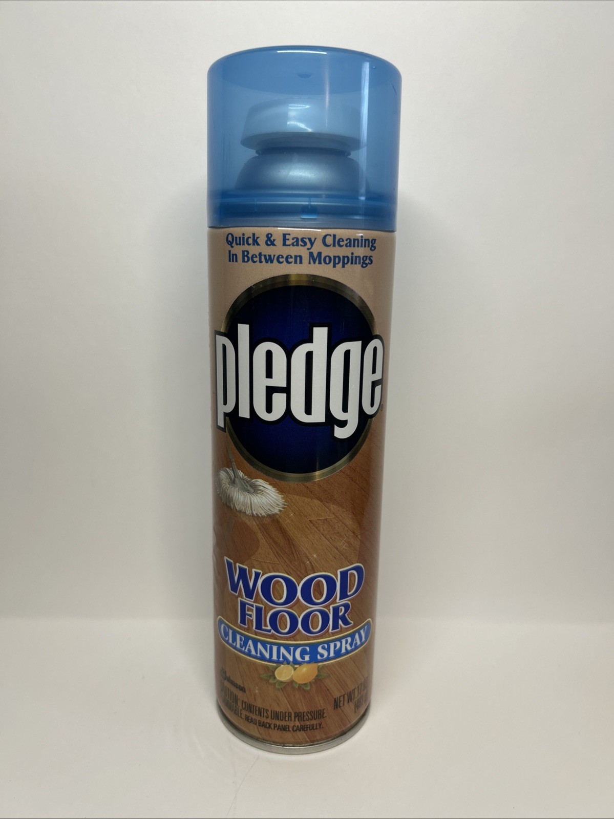 Pledge Wood Floor Cleaning Spray SC Johnson 17oz 1998 NOS Discontinued