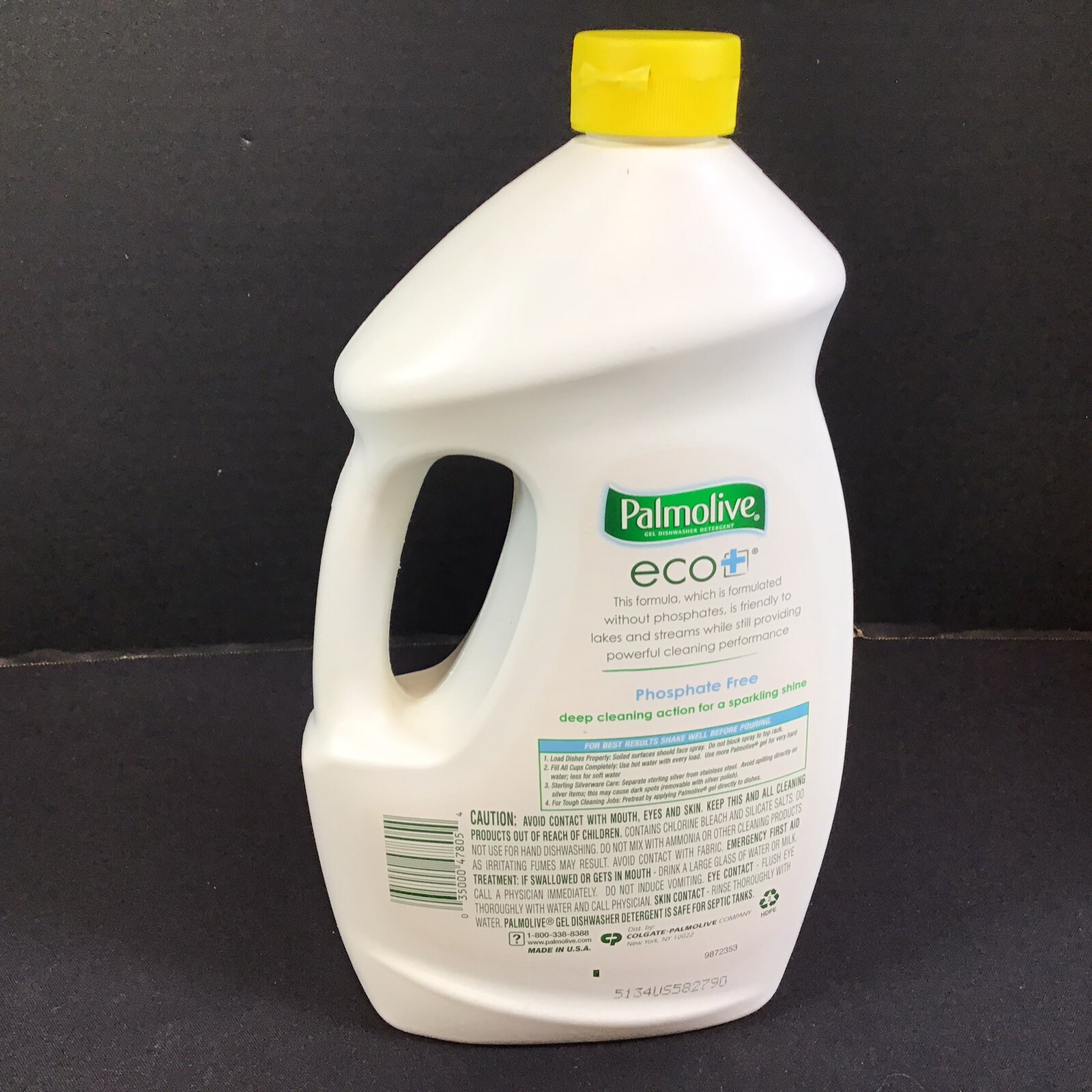 Palmolive Eco Plus Dishwasher Detergent Gel Lemon Splash Discontinued 45 oz New