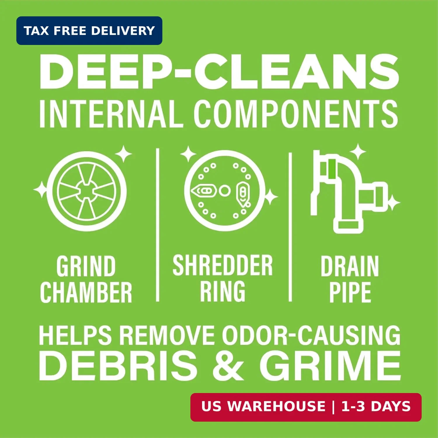 Affresh Garbage Disposal Cleaner, Helps Power Away Odor Causing Bacteria, Debris
