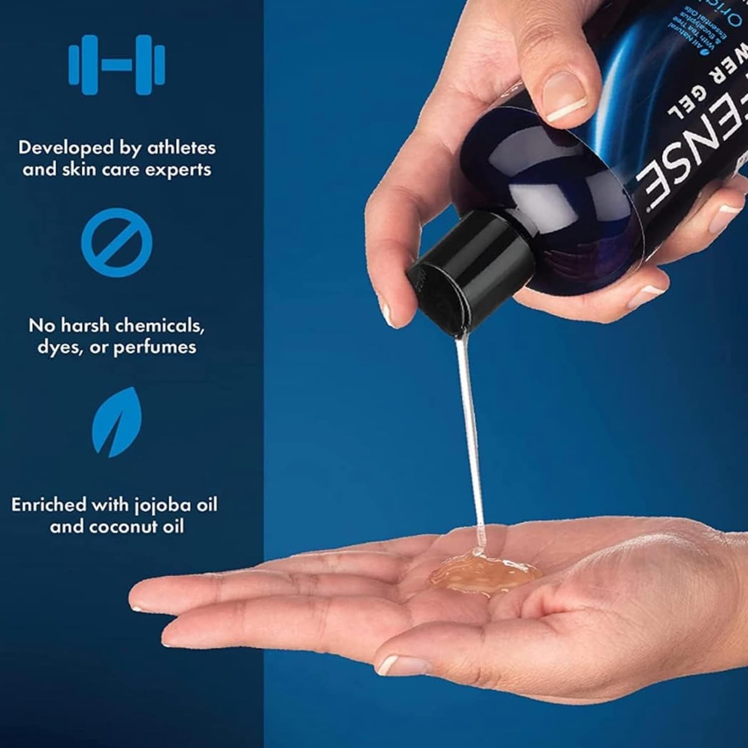 Defense Soap Tea Tree Body Wash | All Natural Organic Shower Soap for Athletes