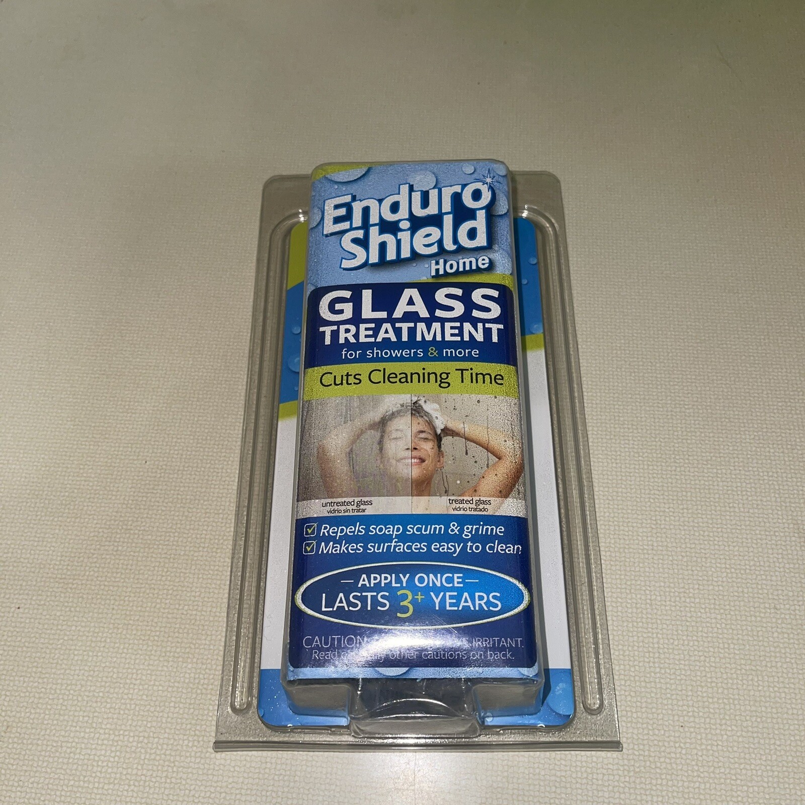 Enduro Shield Glass Treatment Showers Repels Soap Scum 3 Yrs HOME Clean Bathroom