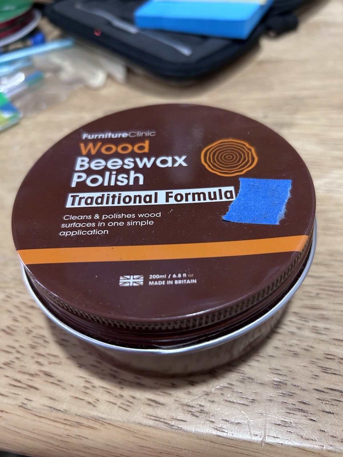 Premium Beeswax Polish 6.8oz Condition Restore Protect & Waterproof