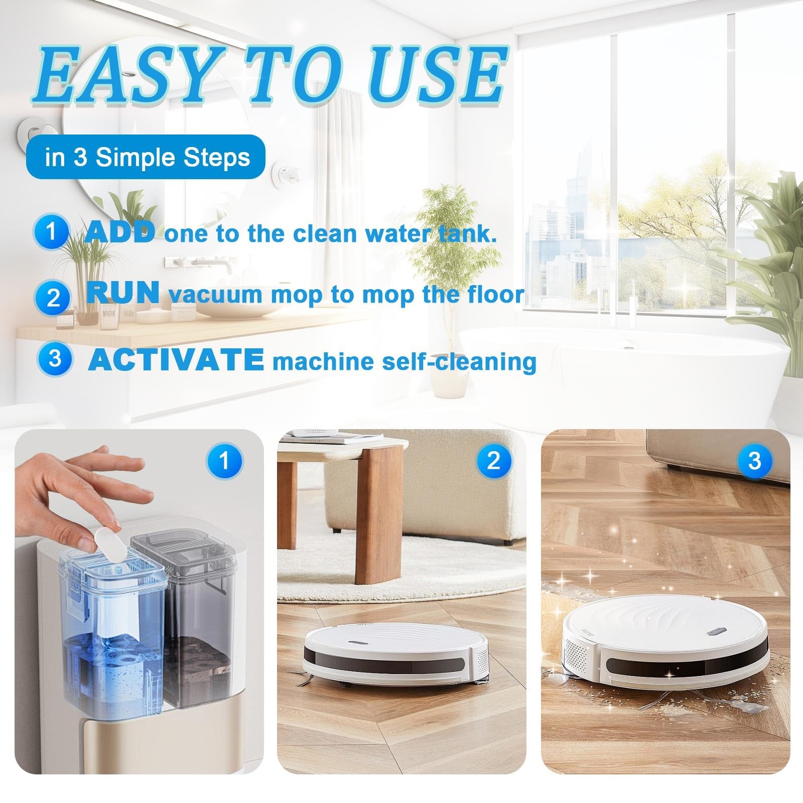 Floor Cleaning Solution ,with Tineco, Deep Cleans for Multiple Hard Floors, S…