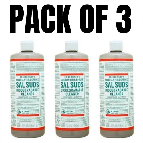 Dr. Bronner’s Sal Suds Biodegradable Cleaner – 32 fl. oz (Pack of 3)