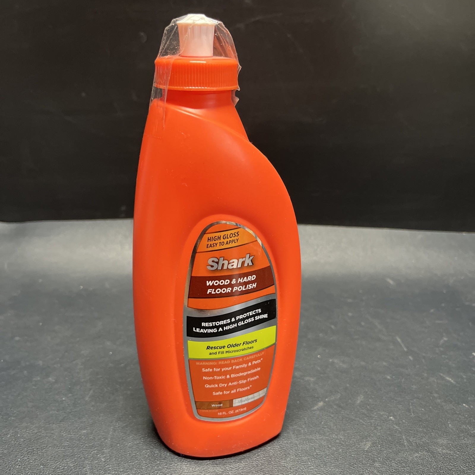 Shark Wood And Hard Floor Polish 16 fl oz High Gloss Restores and Protects New