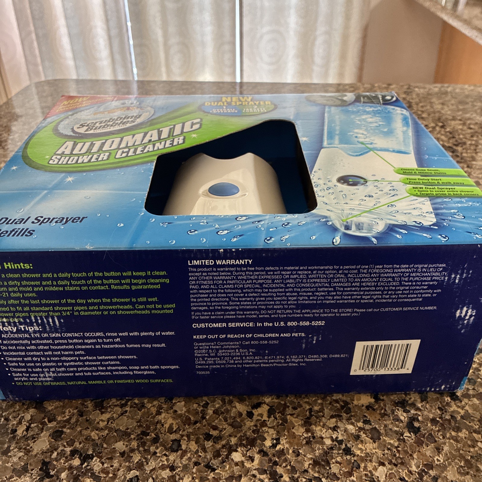 Scrubbing Bubbles Automatic Shower Cleaner Dual Kit with 2 Refills NEW SEALED!