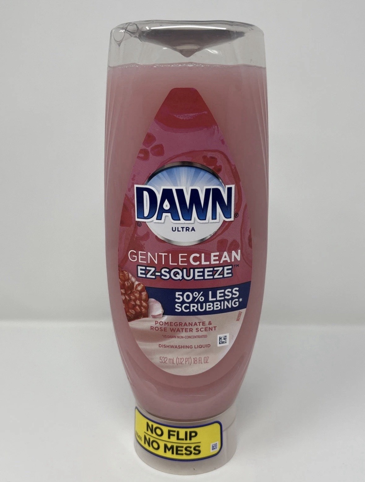 Dawn Clean Ez Squeeze Pomegranate Rose Water Dishwashing Liquid 18 oz 2 New Btls