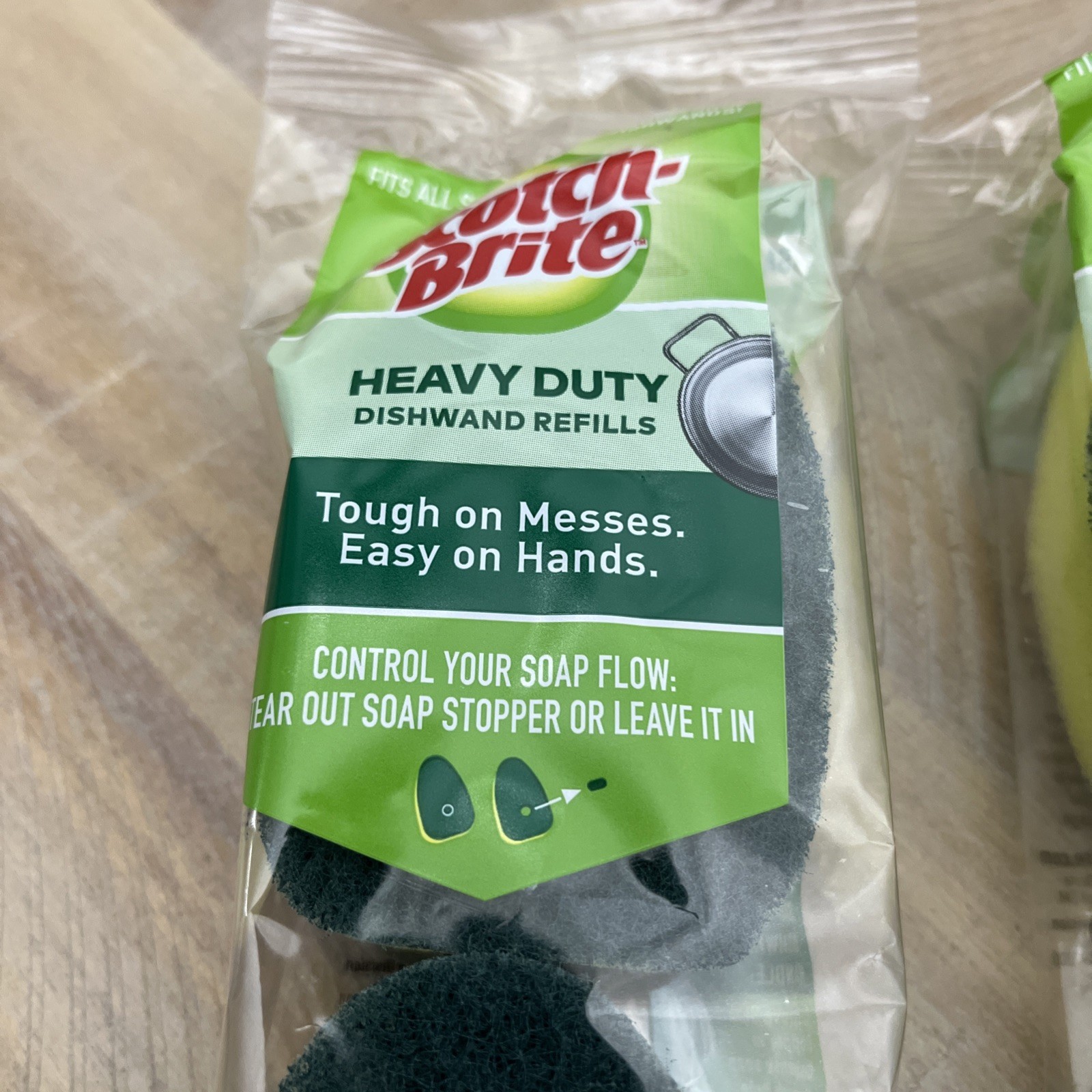 Scotch-Brite Heavy Duty Heavy Duty Dishwand Refill 4 Count