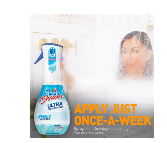 Wet & Forget Shower Ultra Cleaning Mist, Fresh Scent, 16.9 fl oz