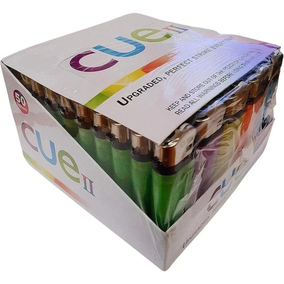 Classic Lighters, Assorted Colors, Regular Size, Long Lasting, 50-Count Tray