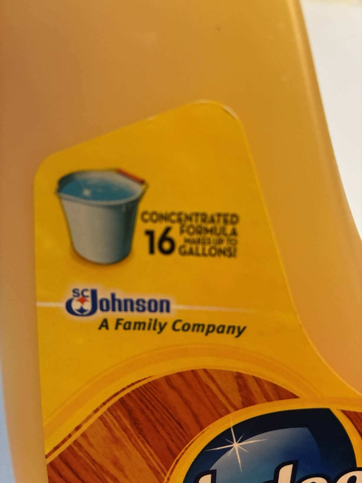 Pledge Floor Care Clean & Restore Wood Cleaner W/ Almond Oil Concentrated DISC