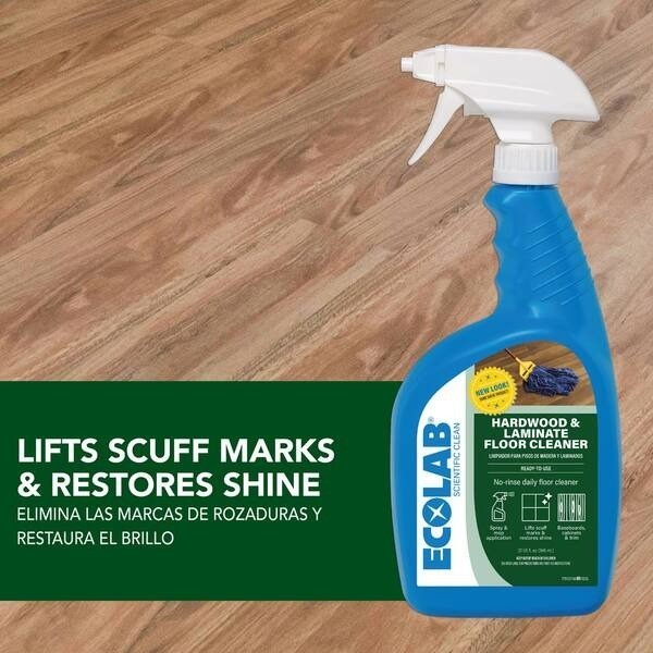 ECOLAB 32 oz. Hardwood and Laminate Floor Cleaner for Multi Surface Ready to Use