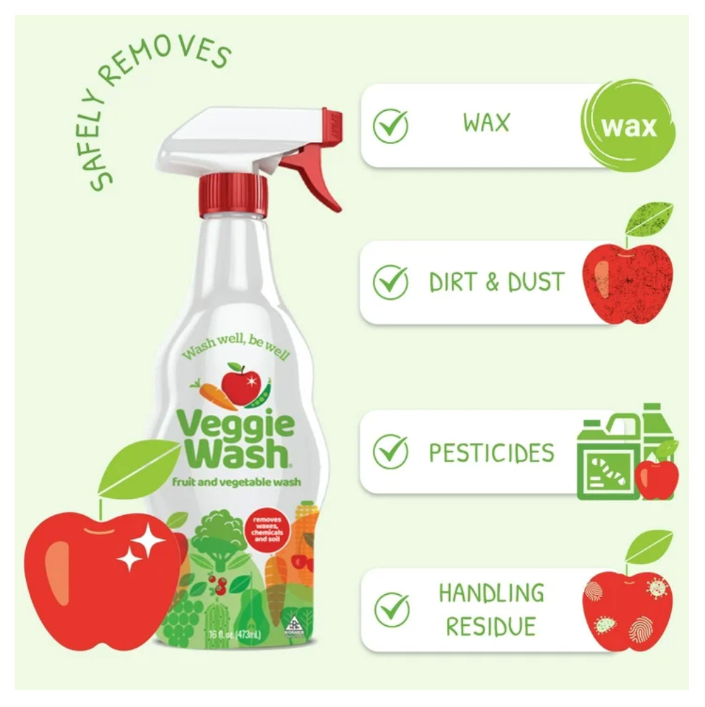 US STOCK Veggie Wash 128 -fl oz Unscented Liquid All-Purpose Cleaner 20%OFF