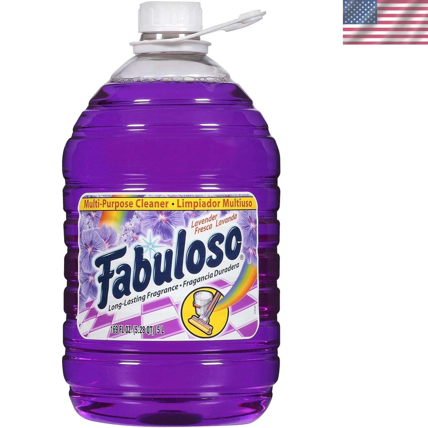 Child-Safe Lavender All-Purpose Cleaner – Liquid, No-Rinse, Easy Pour Bottle