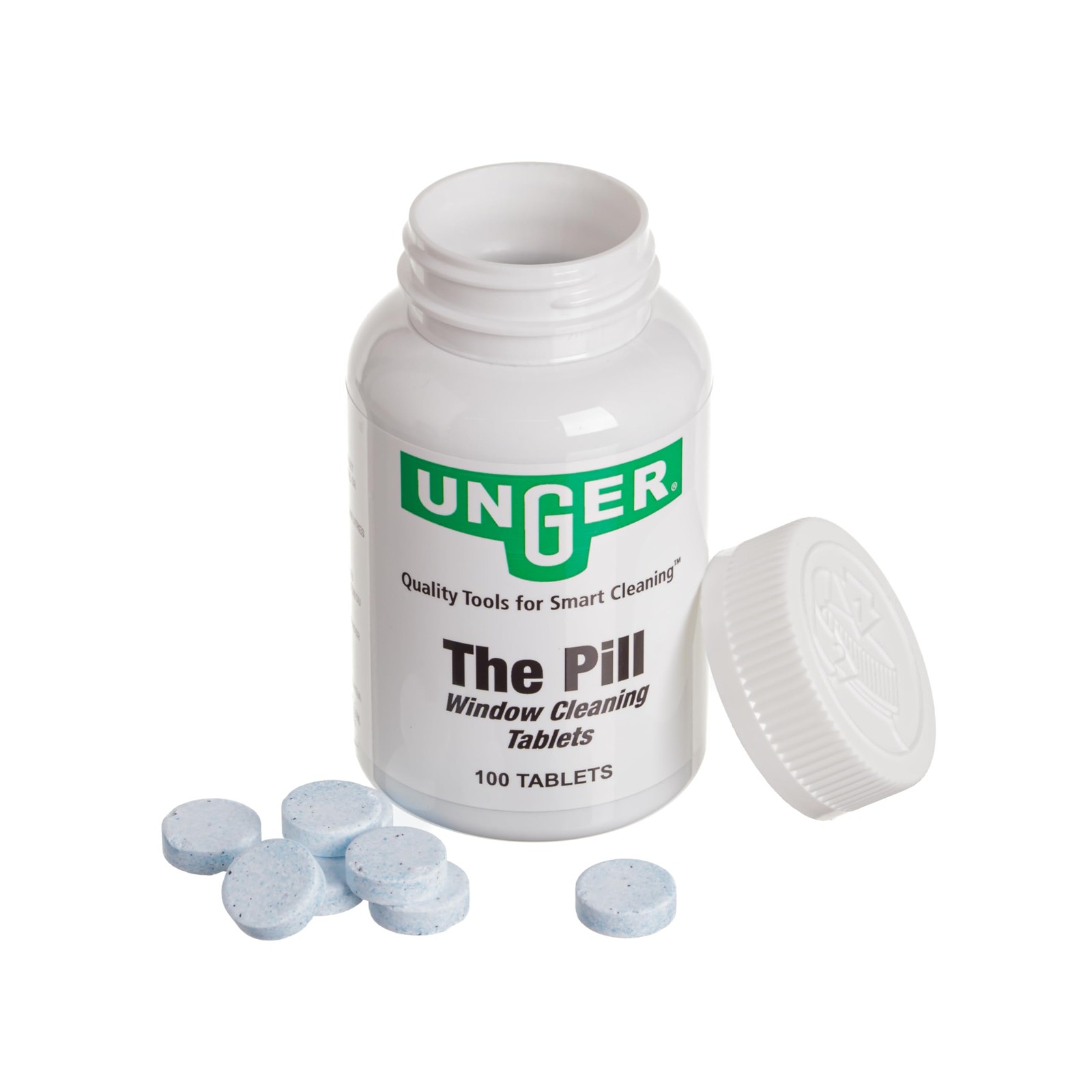 Unger Commercial The Pill Glass Cleaner, 12 Bottles of 100 Pills (1,200 Total…