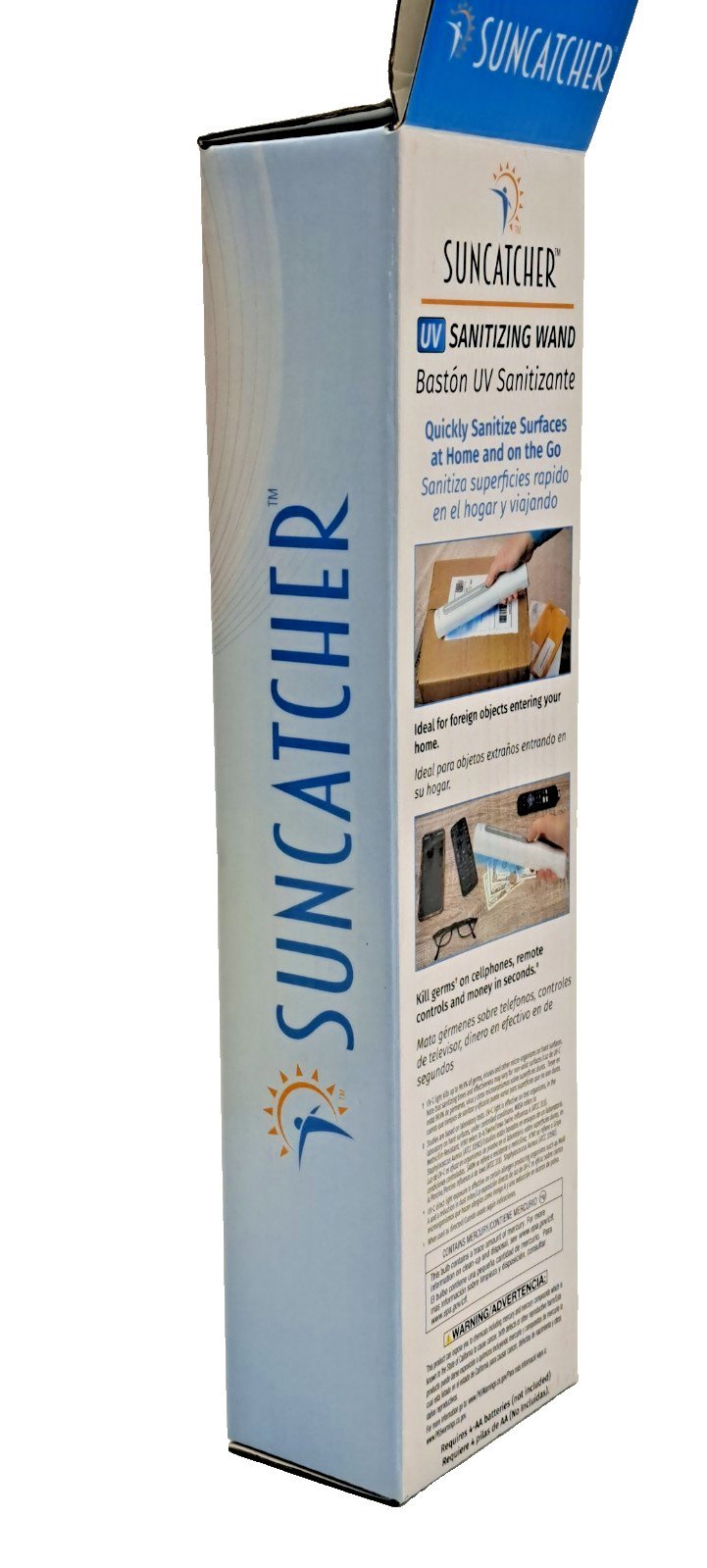 SUNCATCHER SANITIZING WAND Disinfecting Lamp PORTABLE Open Box 2020 Unused