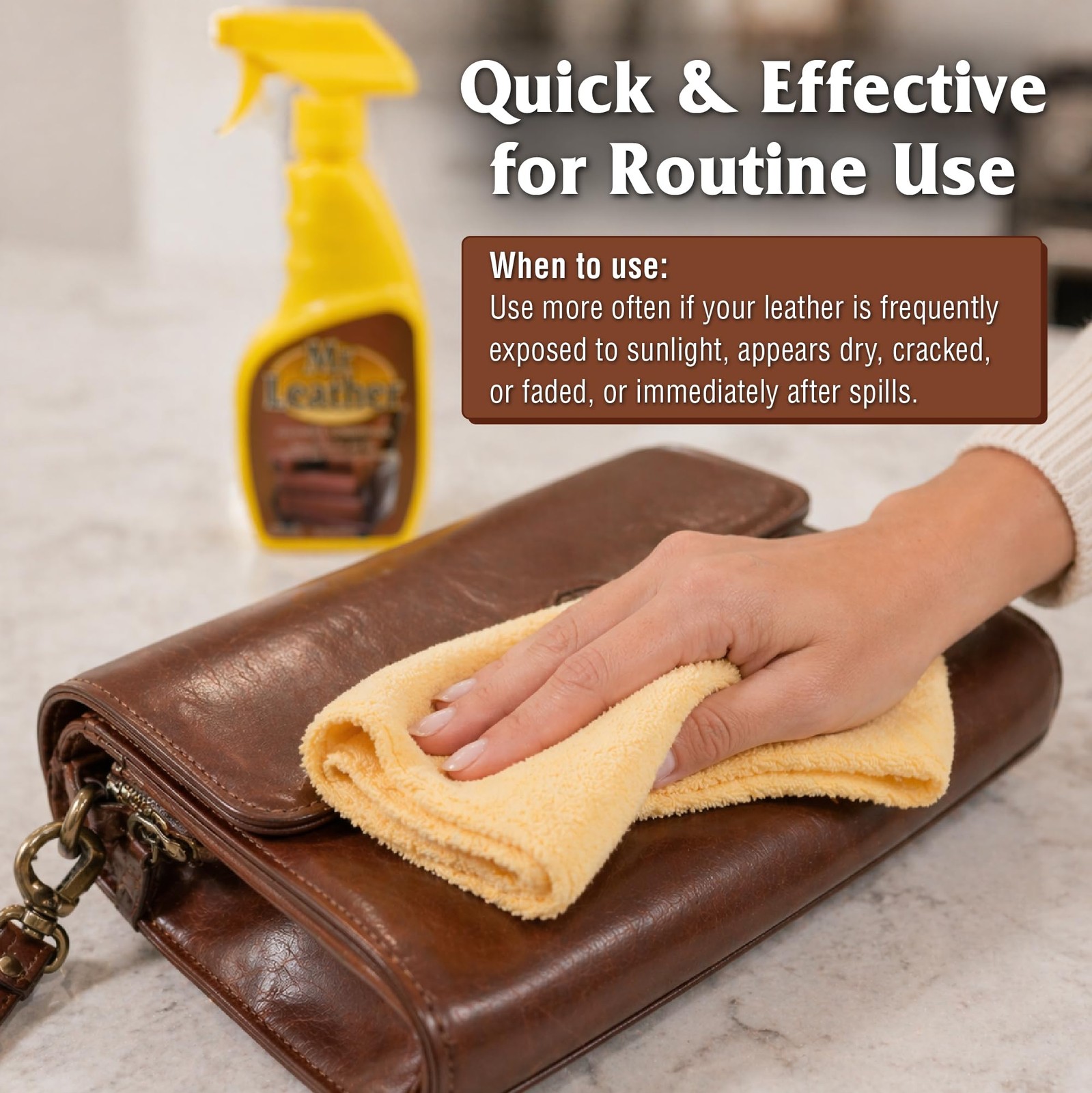 Cleaner and Conditioner – Safe for All Leather & Vinyl – Hydrate and Shine wi…
