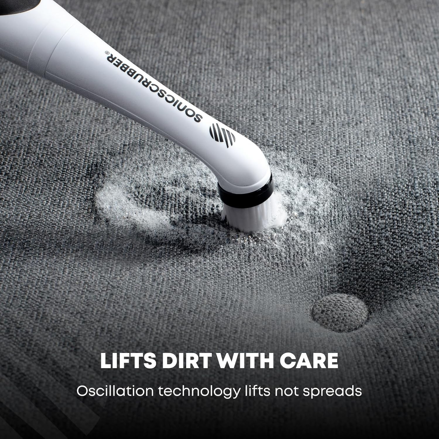 Lightweight Power Scrubber for Kitchen and Bathroom with Adjustable Features