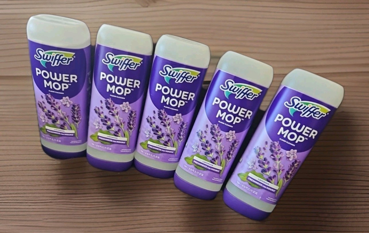 Lot Of 5~Power Mop Refill Solution, Floor Cleaner for Mop Tile, Vinyl, Lamina