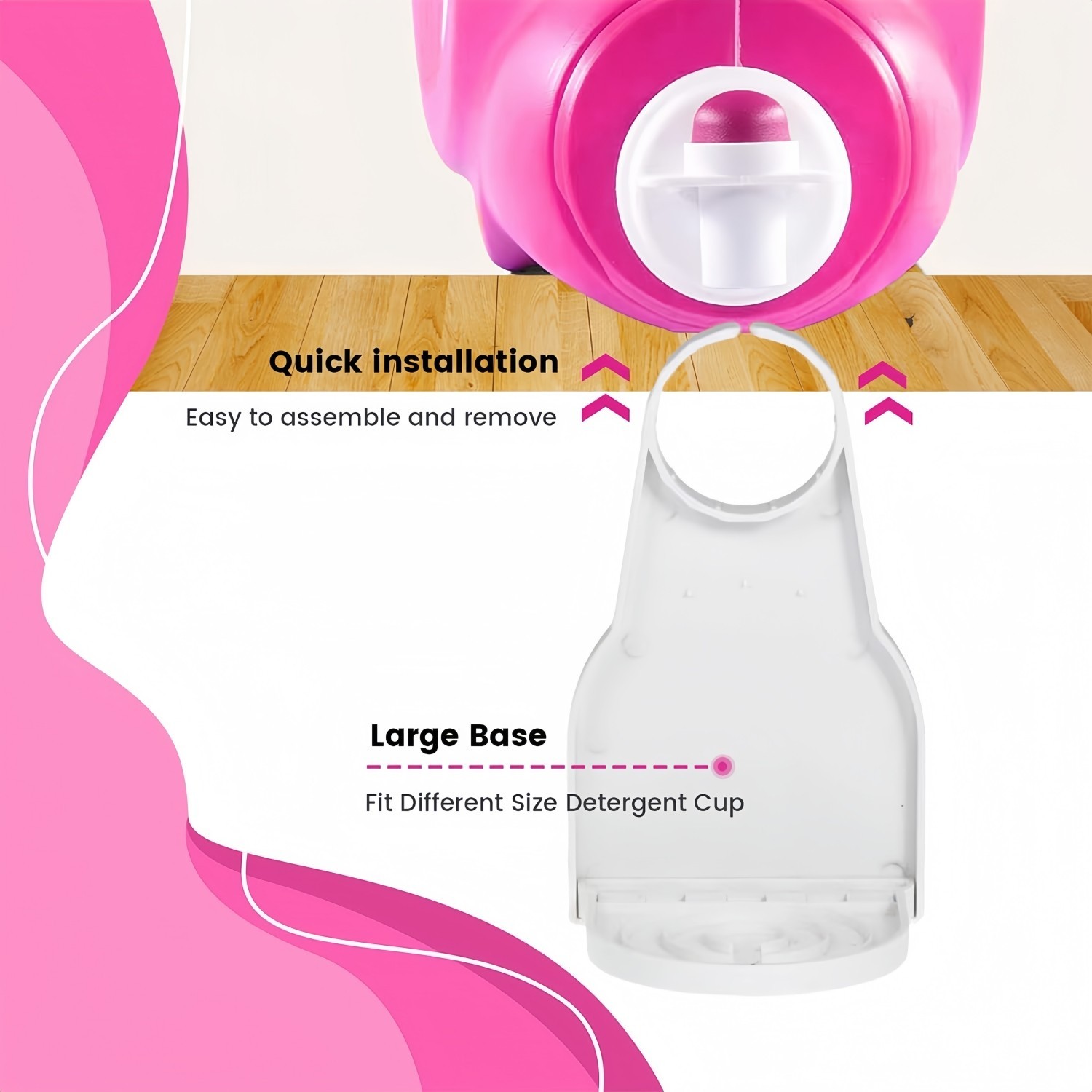 [2 Pack] Laundry Liquid Detergent Drip Catcher/Cup Holder