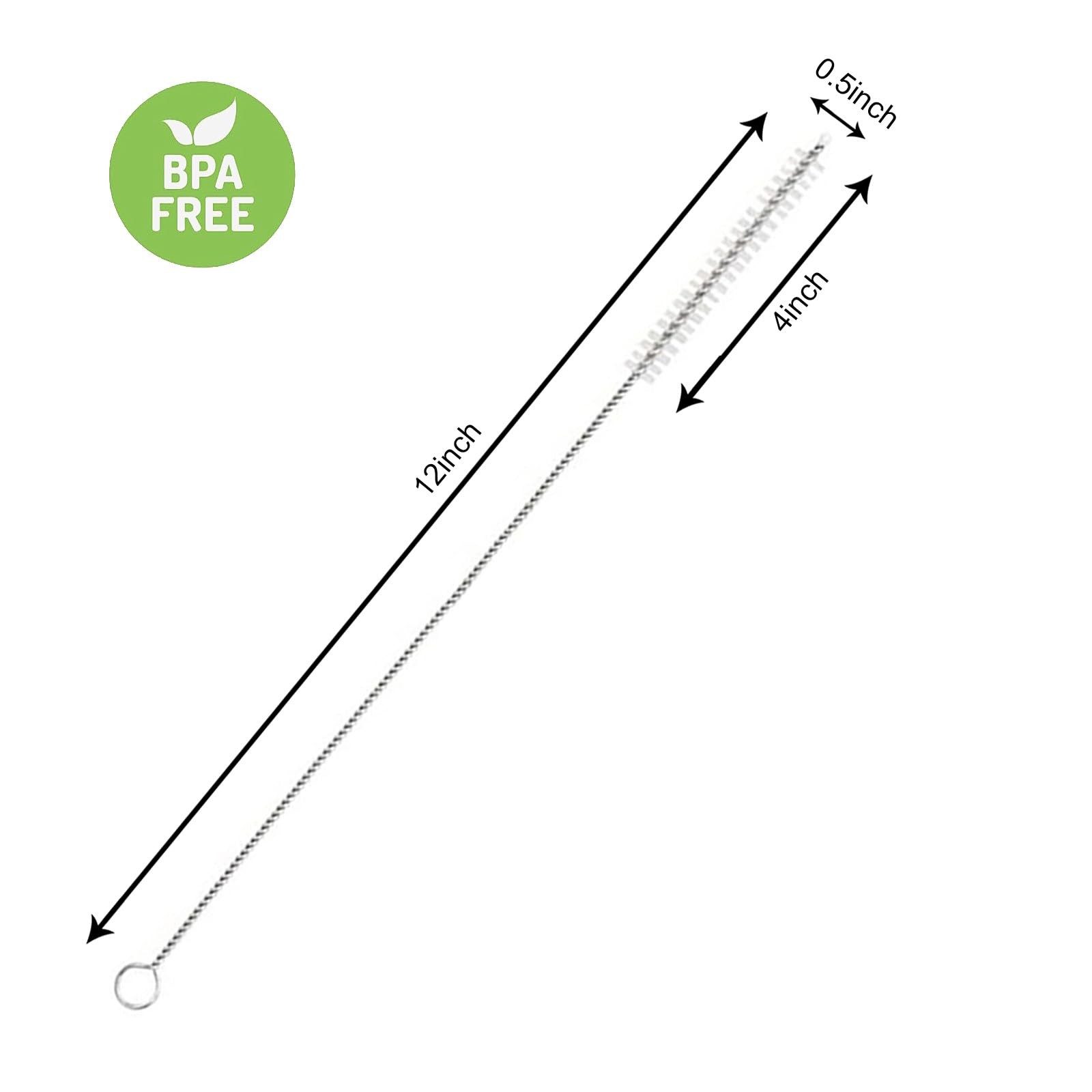 6 Pack Straw Cleaner Brush for Stanley, Reusable Extra Long Straw Cleaner for…