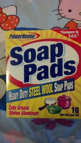 Personal Care Products Heavy Duty Steel Wool Soap Pads – 10-Count
