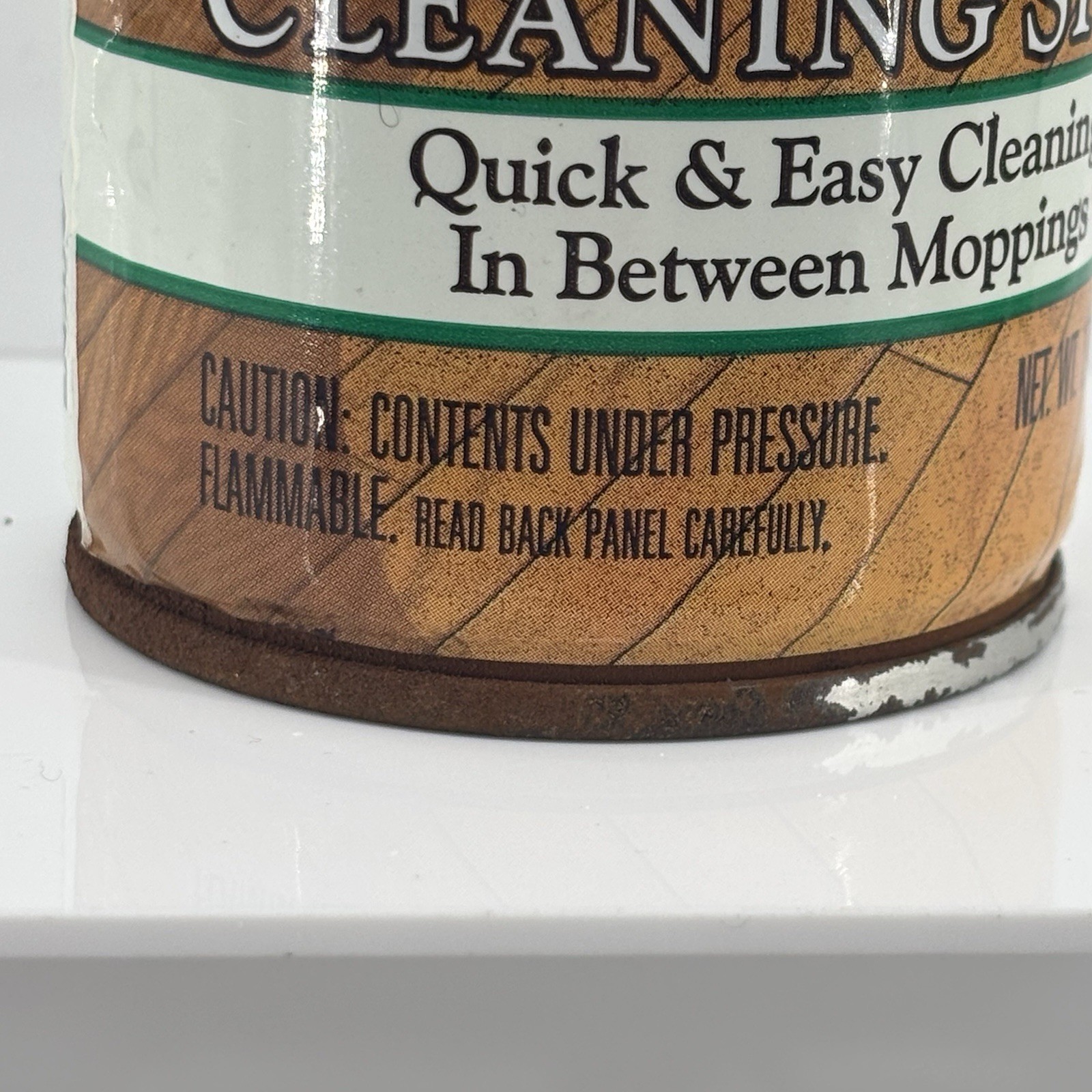 Vintage Pledge Lemon Wood Floor Cleaning Spray 17 oz NEW NOS 1998 SC Johnson