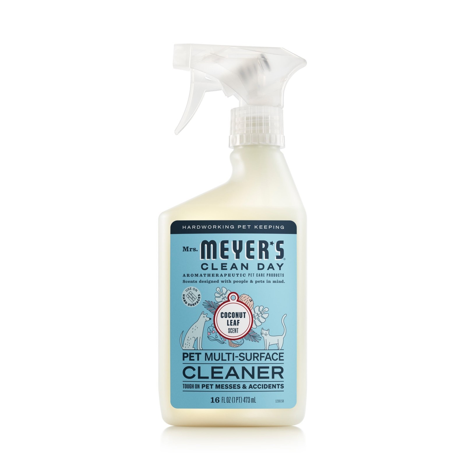 Pet Multi Surface Cleaner Clean Day Coconut Leaf Scent 16 Oz Durable Formula