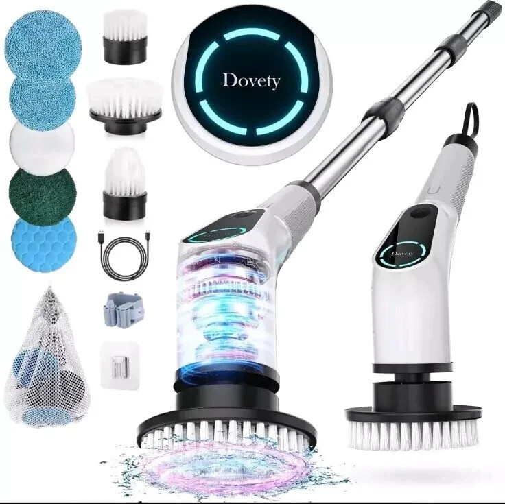 Dovety 9 In 1 Electric Spin Scrubber Cordless Cleaning Brush Scrubber CB-02