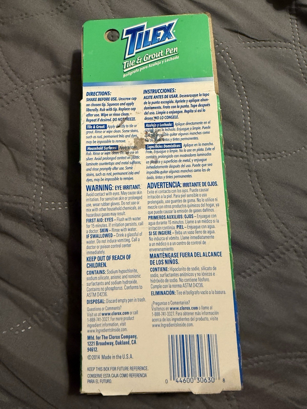 TILEX Tile & Grout Pen Removes Stains 2 oz Clorox Bleach NEW OLD STOCK