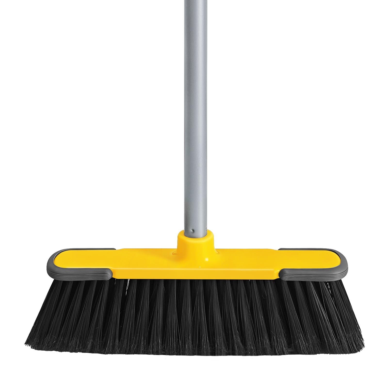 Yellow Indoor Broom 54″ Long Handle House Brooms for Floor Cleaning Sweeping …