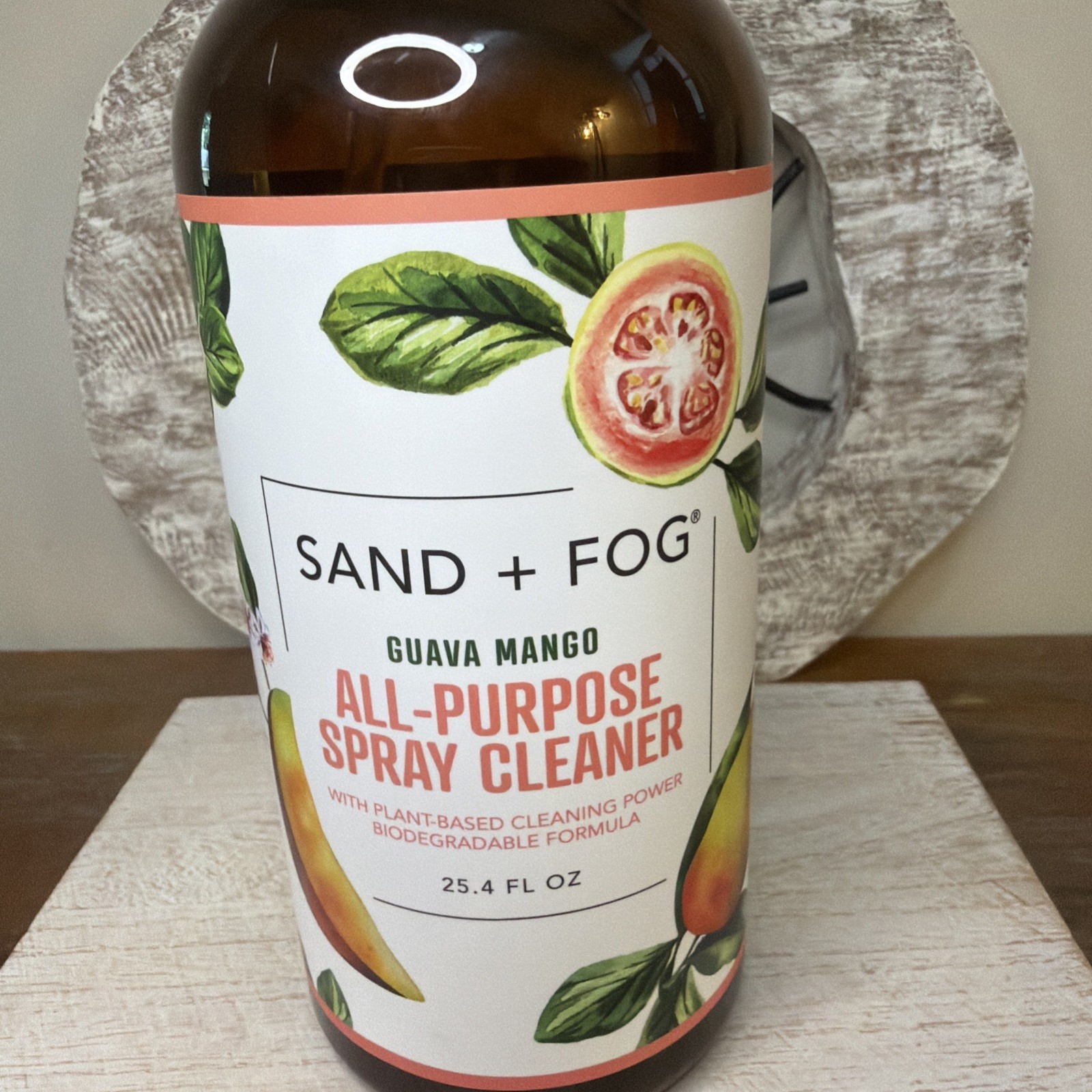Sand + Fog Plant Based All Purpose Cleaner. Guava Mango 25.4 oz. New.