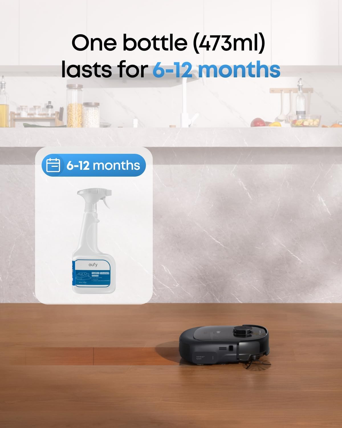 eufy Fabric Cleaner, Ready to Use, 473 ml, Fabric Cleaner, Safe, Compatible with
