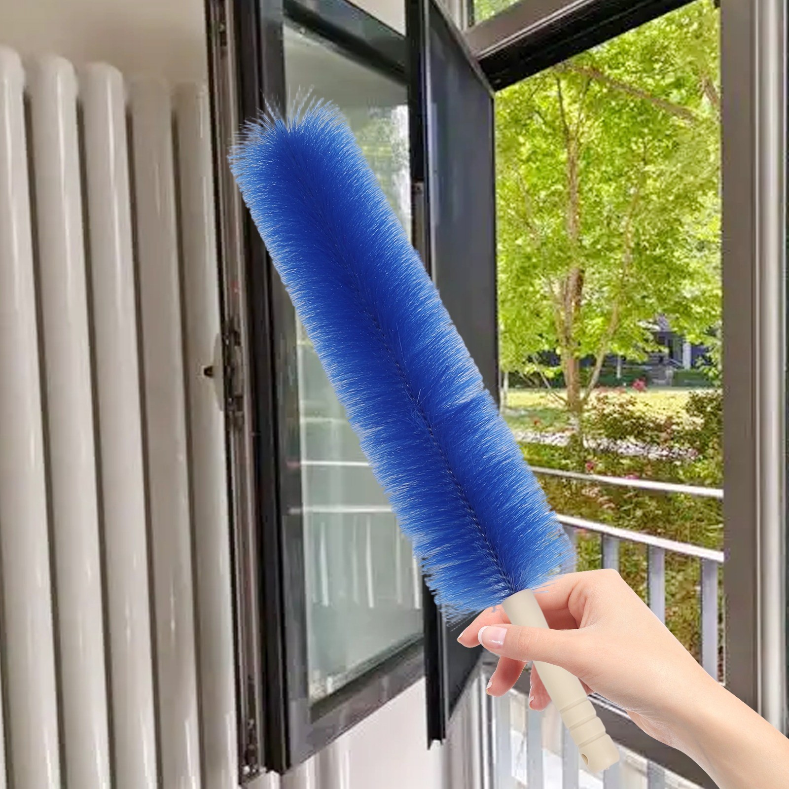 Maneuverable Bristle Brush Perfect for All Your Household Cleaning Needs