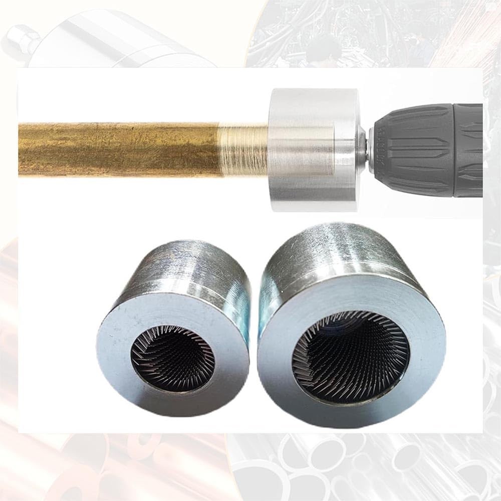 1/2 Inch & 3/4 Inch Metal Copper Pipe Cleaner Brush for Plumbers Cleaning Rusts