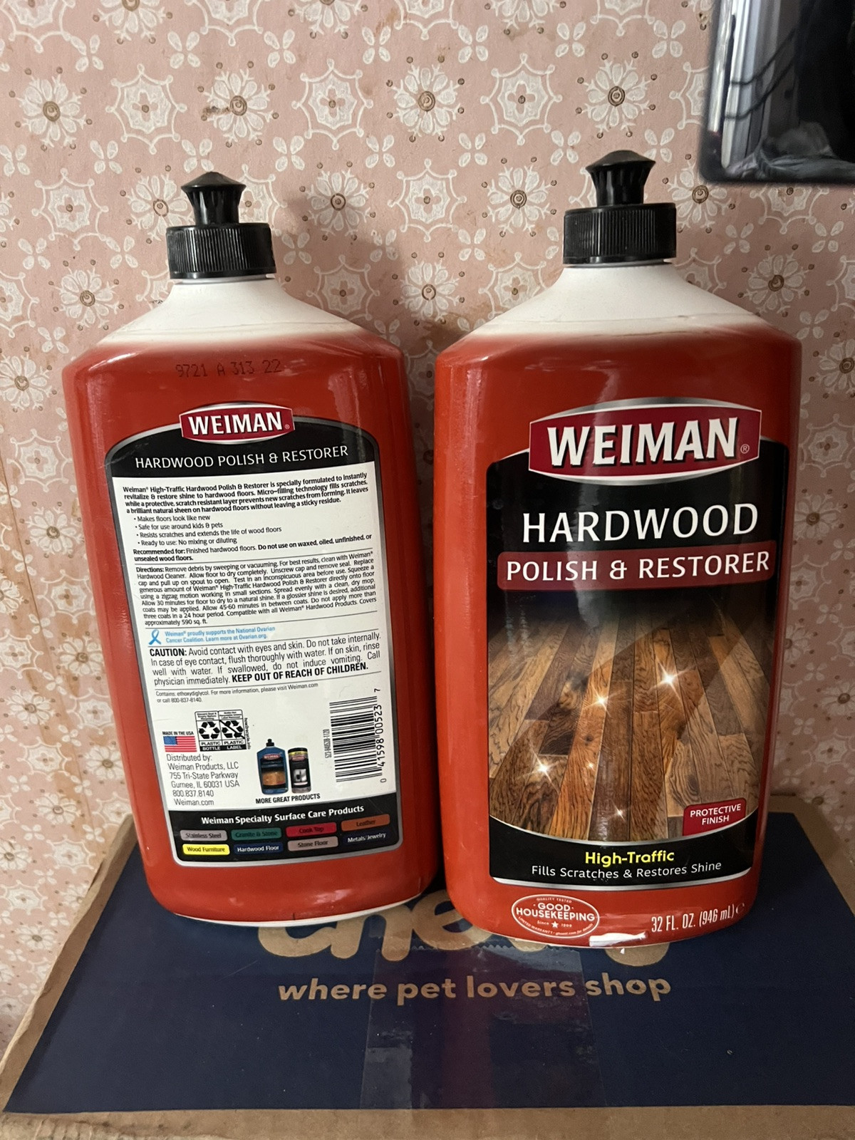 Weiman Wood Floor Polish and Restorer – 32 Ounce – High-Traffic Hardwood