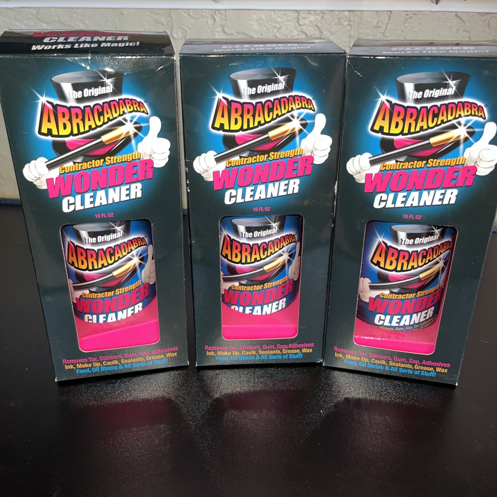 3 PACK Abracadabra Contractor Strength Wonder Cleaner – As Seen on TV – 16 fl oz