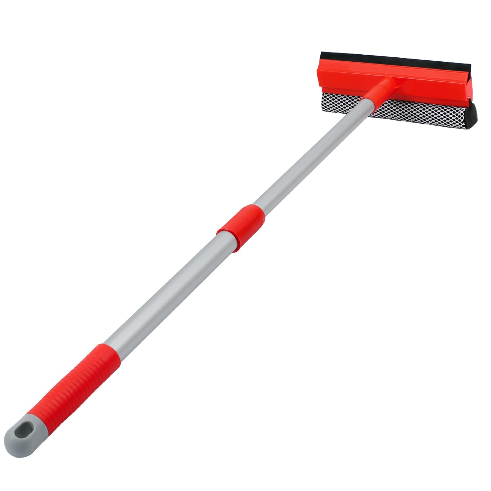 Windshield Cleaner Tool 2 in 1 Car Window Squeegee with Extendable Handle (18…