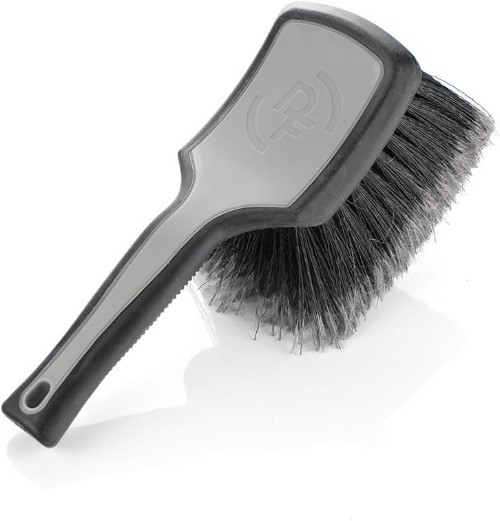 ProGrip Wheel Face Brush – Grey and Black – Ergonomic Handle – Sof Color: Gray