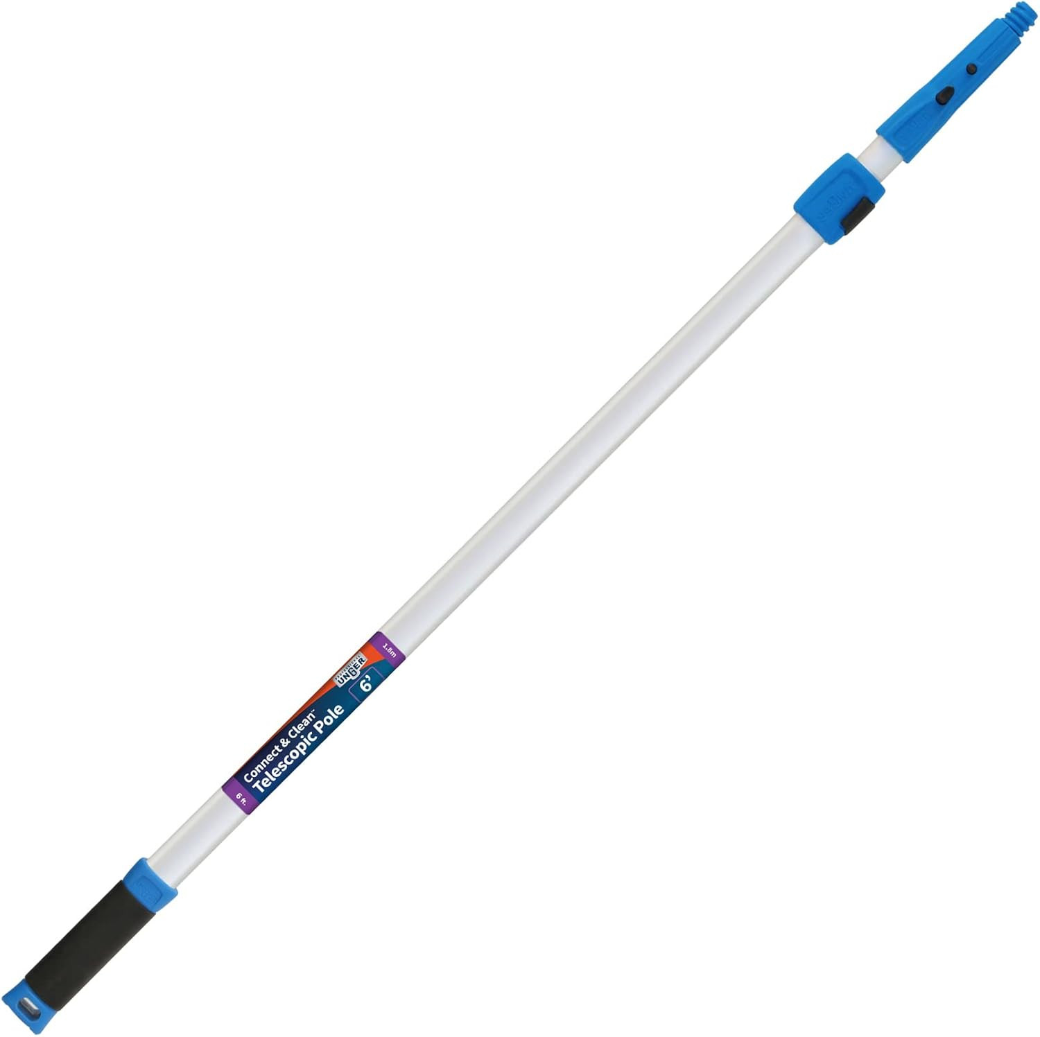 Professional Connect & Clean 3’-6’ Aluminum Telescopic Extension Pole with Locki