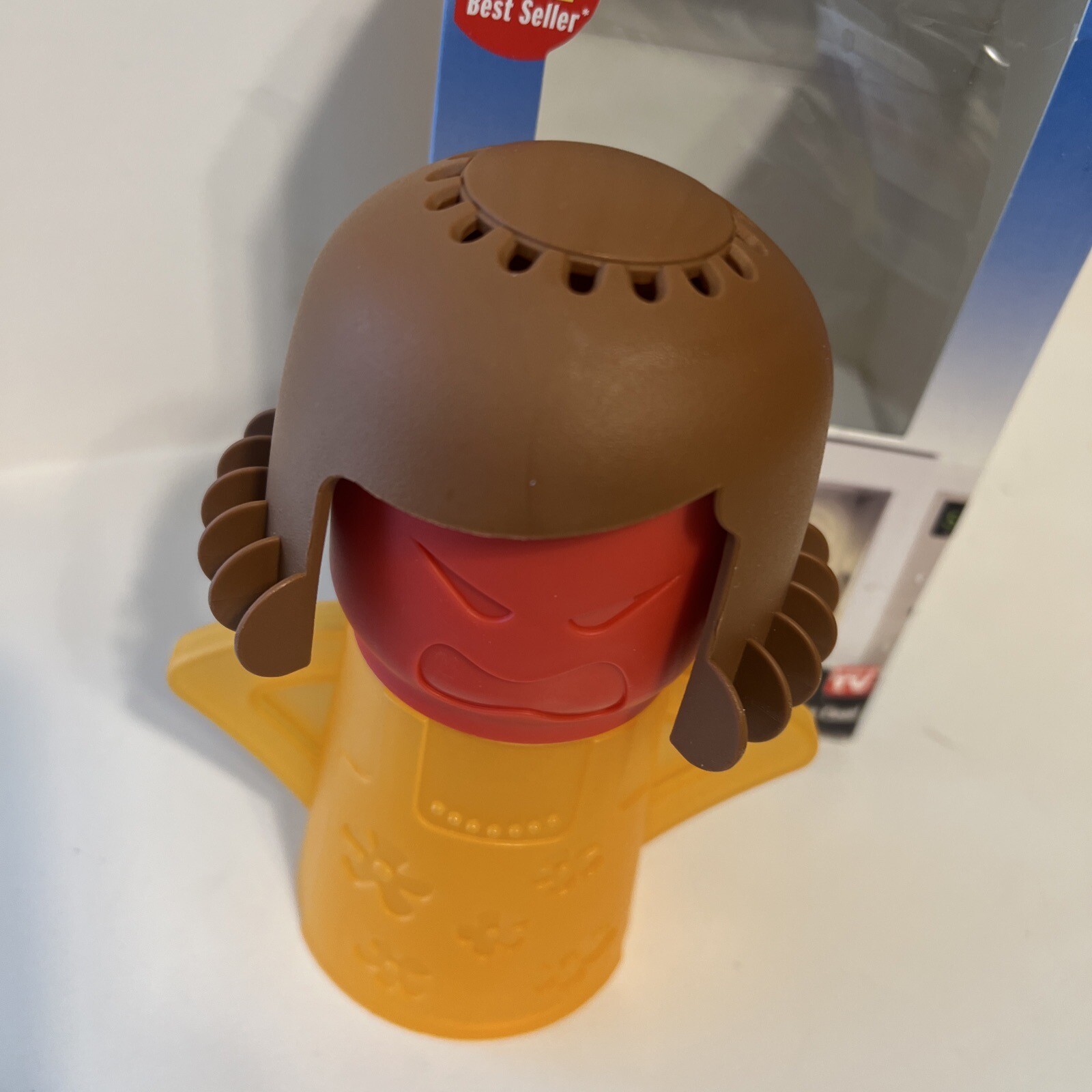 Angry Mama Microwave Cleaner Bulbhead dishwasher safe steams away stains odors