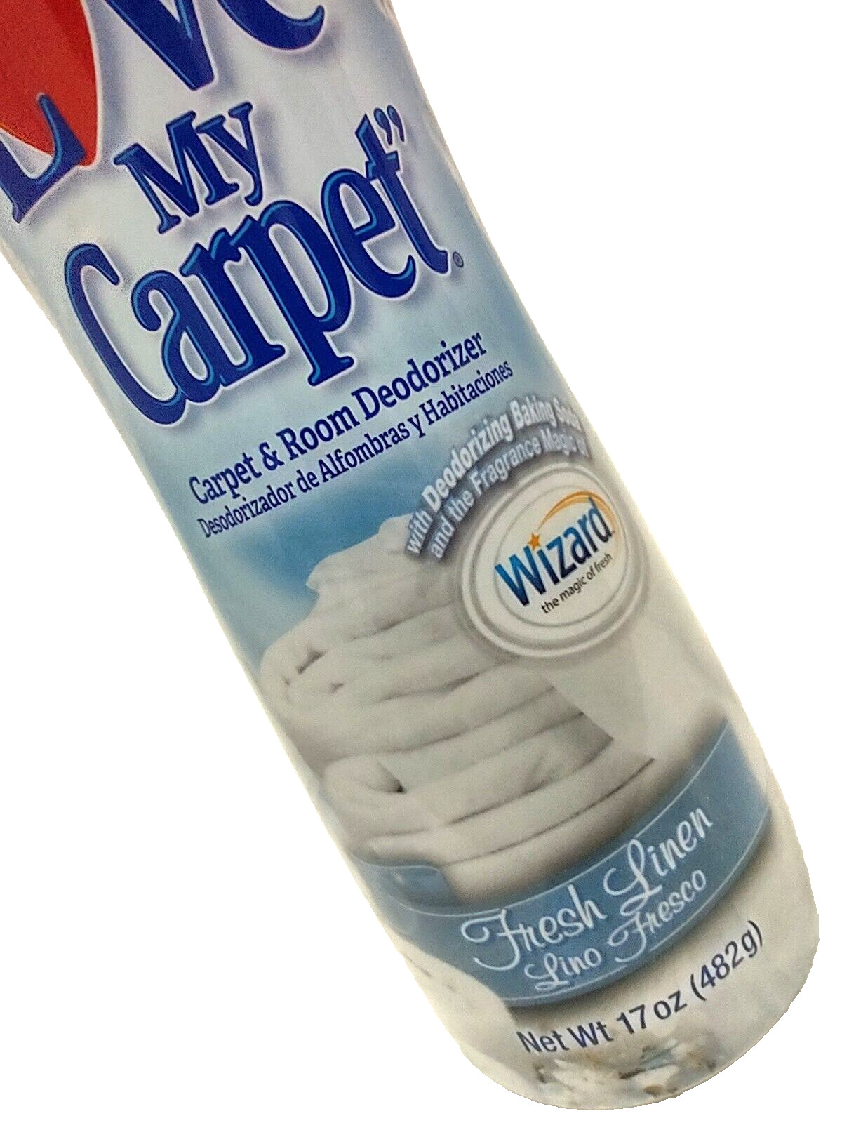 3 x LOVE MY CARPET 2-in-1 Carpet & Room Deodorizer Fresh Linen 17 OzEa SEALED