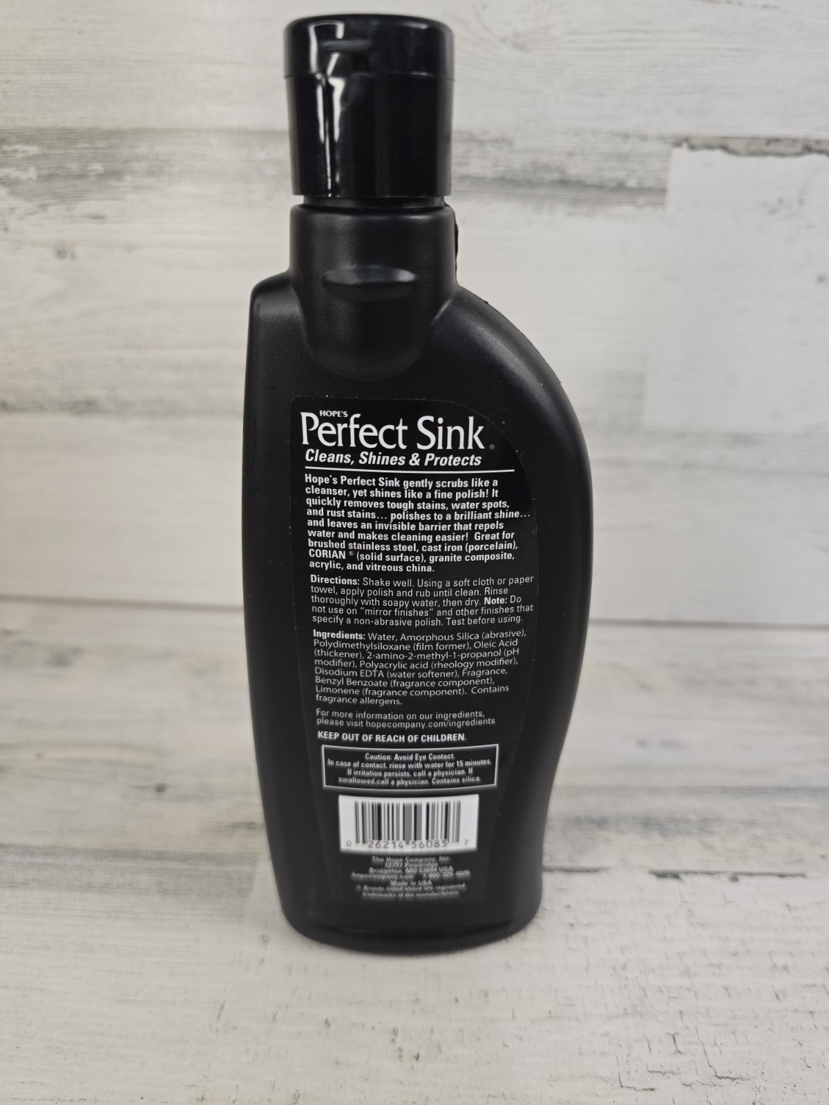 Hopes Perfect Sink Cleaner and Polish Lemon Essence 8.5oz Stainless Cast Iron