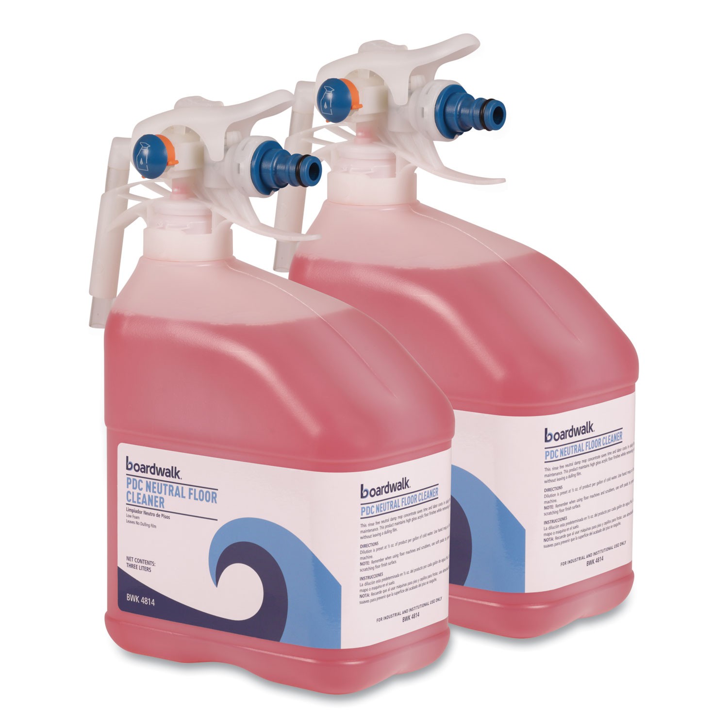 Boardwalk® PDC Neutral Floor Cleaner, Tangy Fruit Scent, 3 Liter Bottle