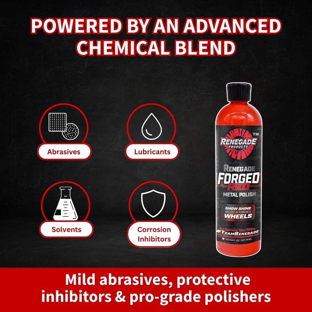Forged Metal Polish 12oz – Billet & Soft Aluminum Cleaner for Wheels