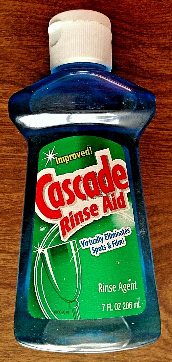 Vintage 1999. Cascade Rinse Aid. 7 Ounce Bottle.