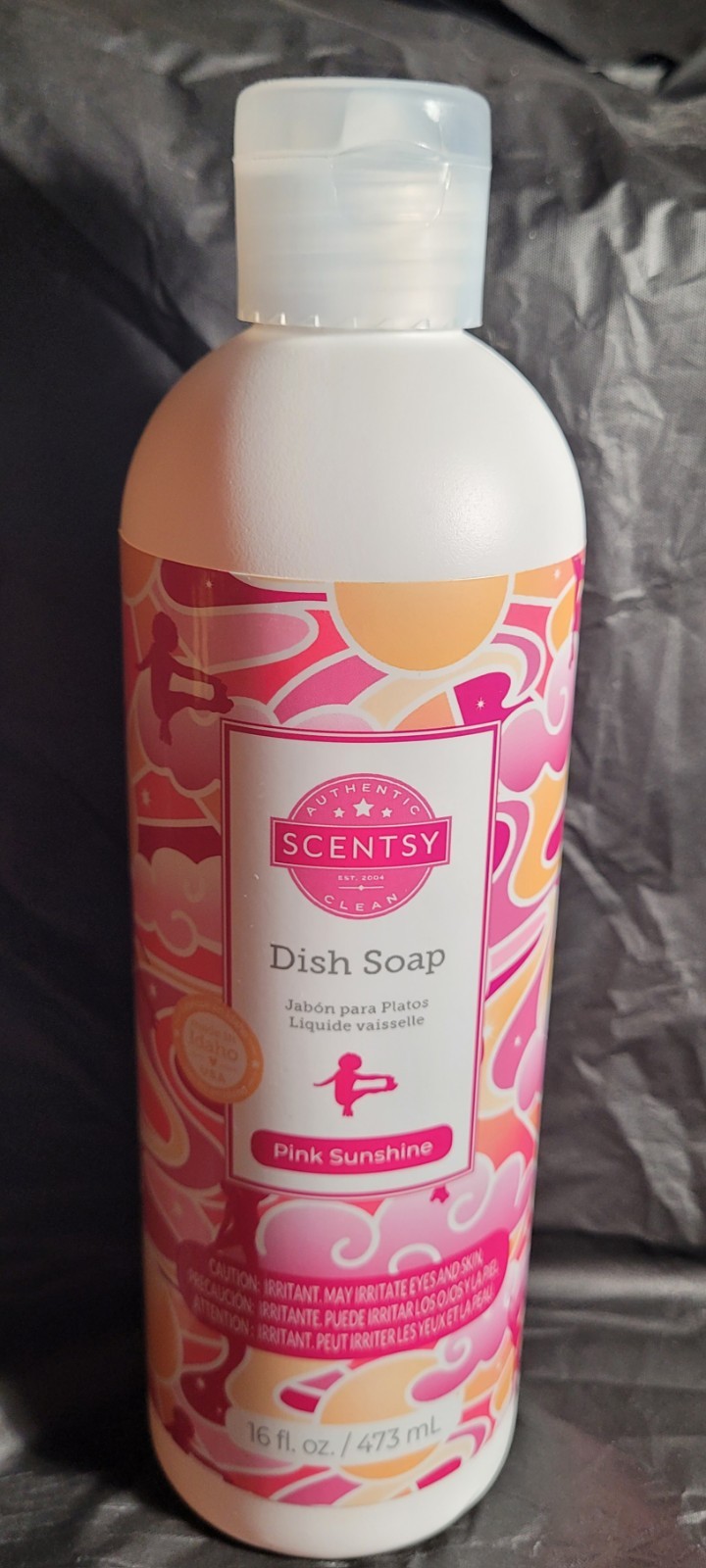 Scentsy Dish Soap PINK SUNSHINE Scent 16 oz. ~ NEW
