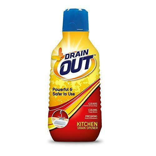 Drain OUT Kitchen Drain Opener and Drain Cleaner, Food and Grease Remover, Fresh