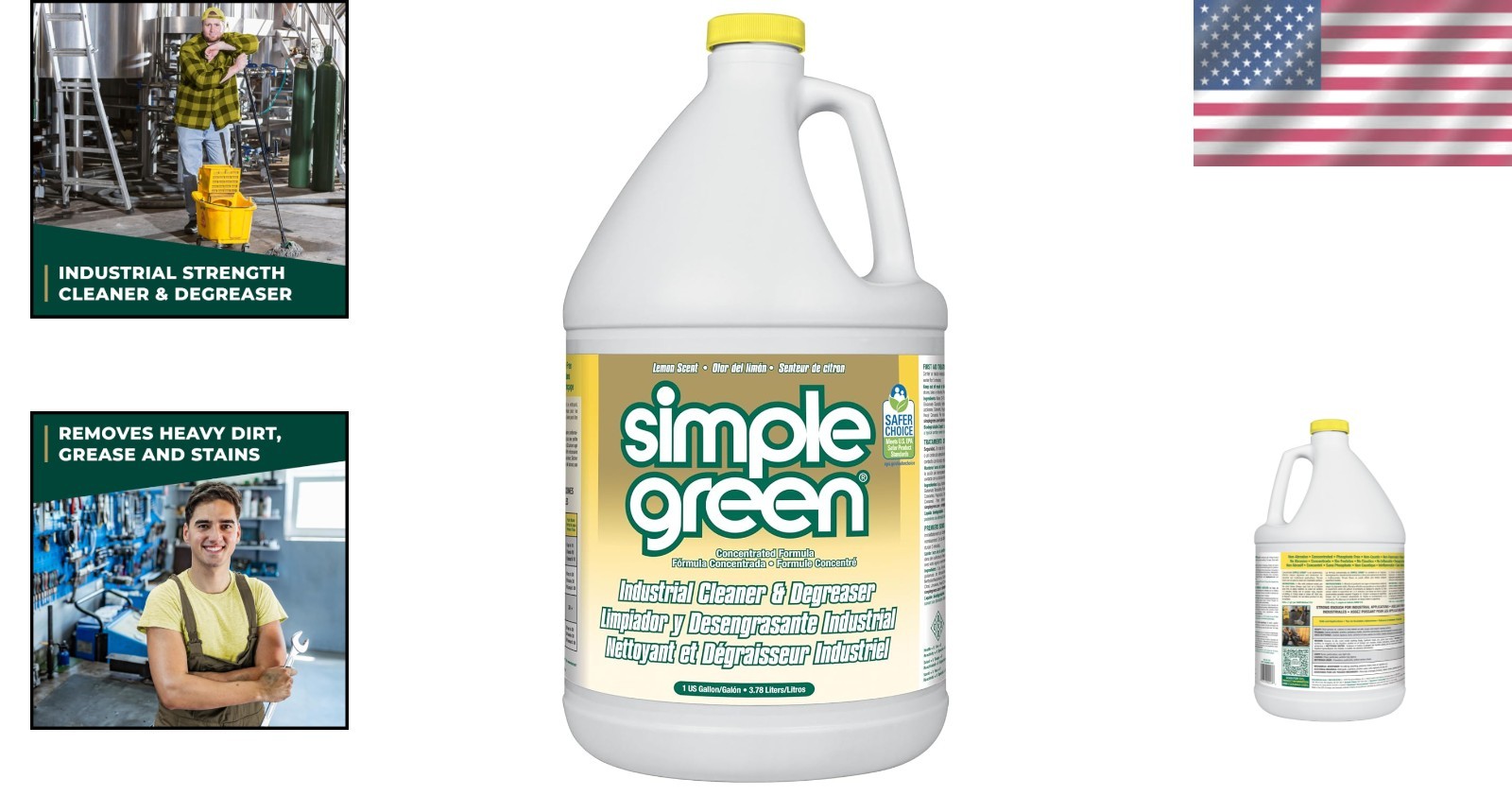 Concentrated Non-Toxic Cleaner & Degreaser for All Washable Surfaces – 1 Gal